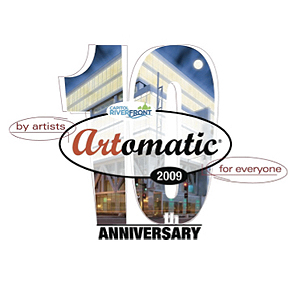 Artomatic 10th Anniversary White Square Banner