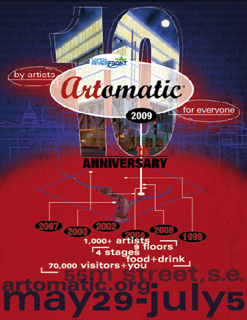 Artomatic 10th Anniversary Flyer
